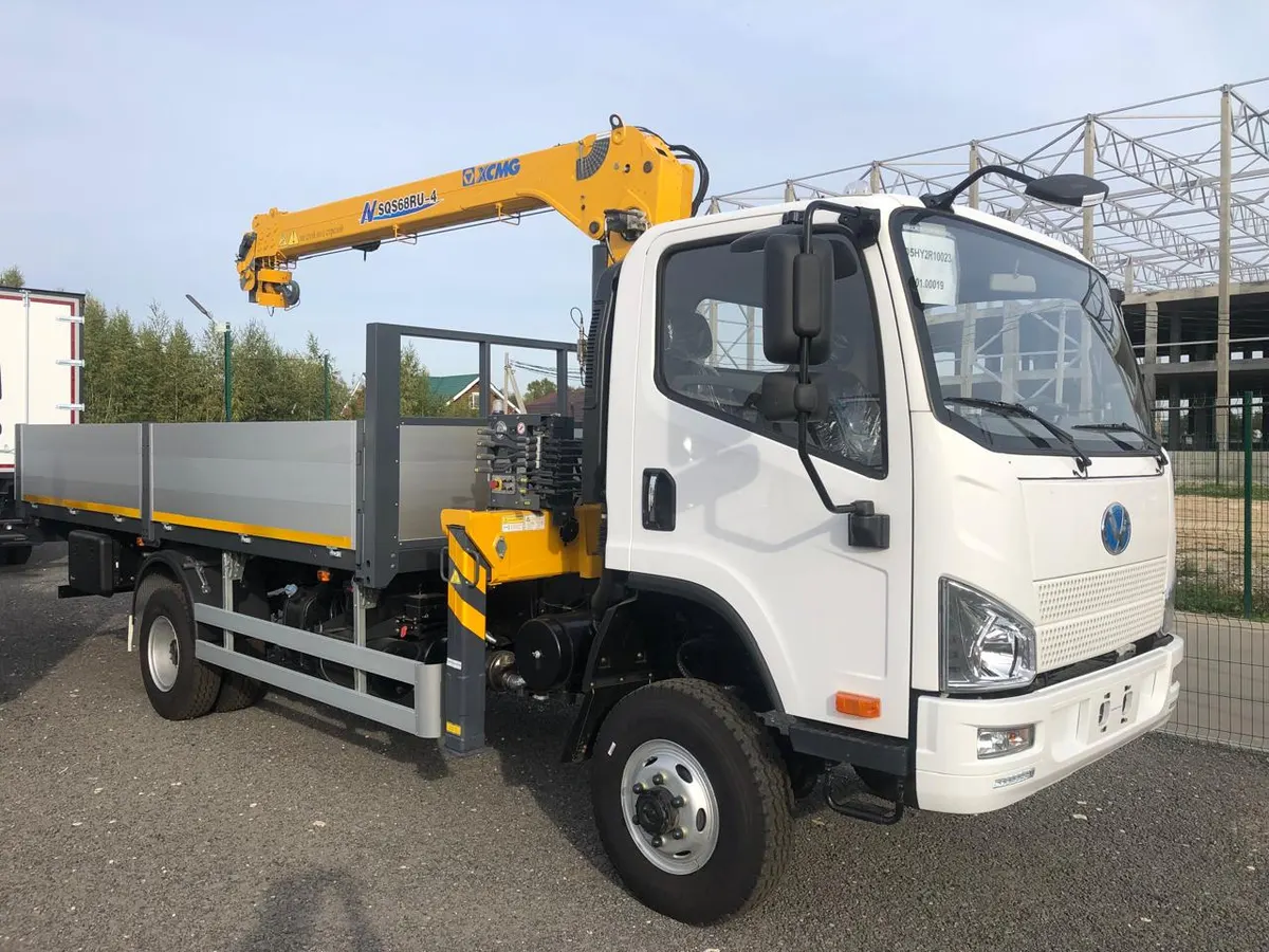FAW TIGER V (YANSHI 10) 4х4 КМУ г/п 3,2т
